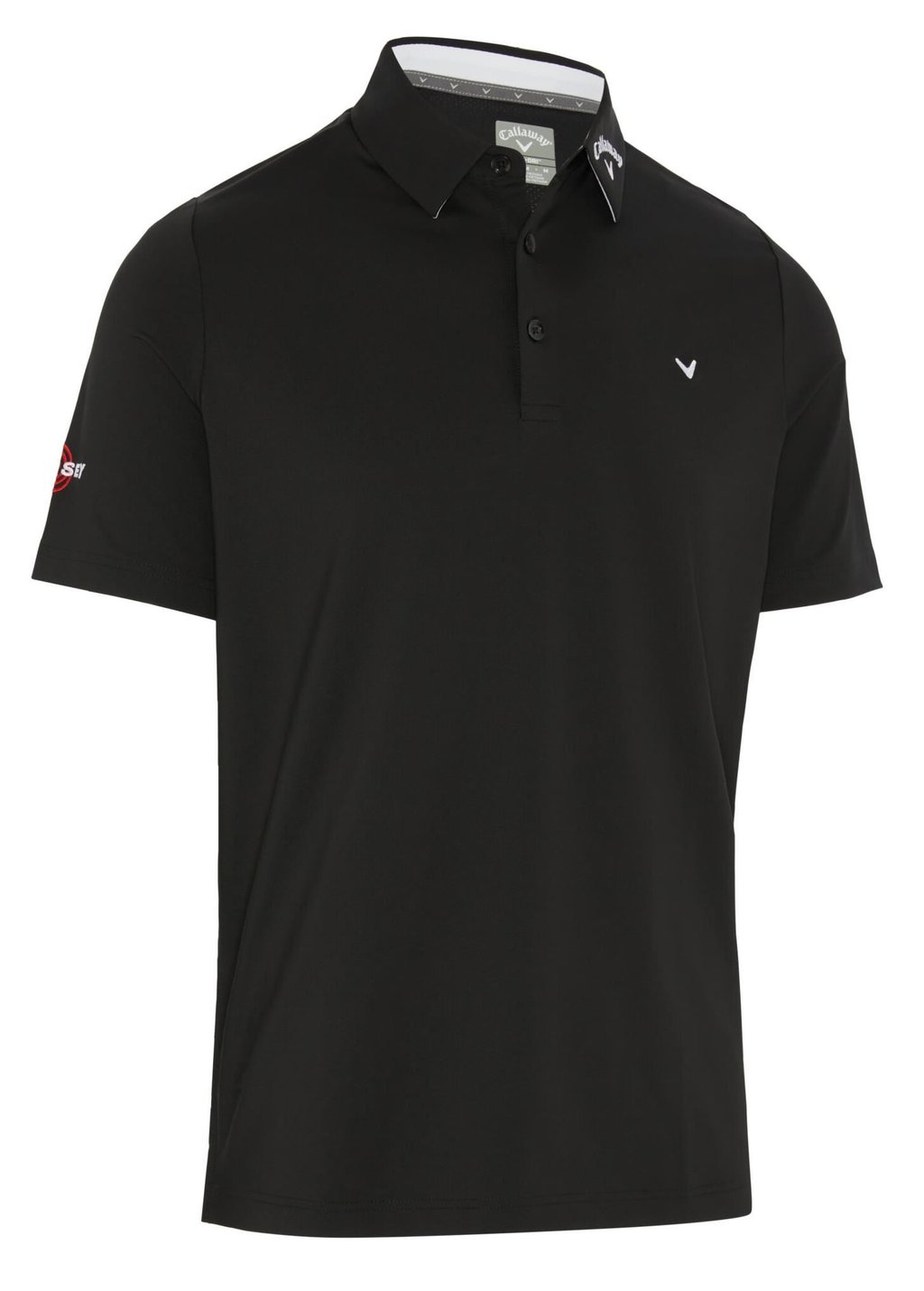 Callaway Chev Odyssey męskie polo, czarne