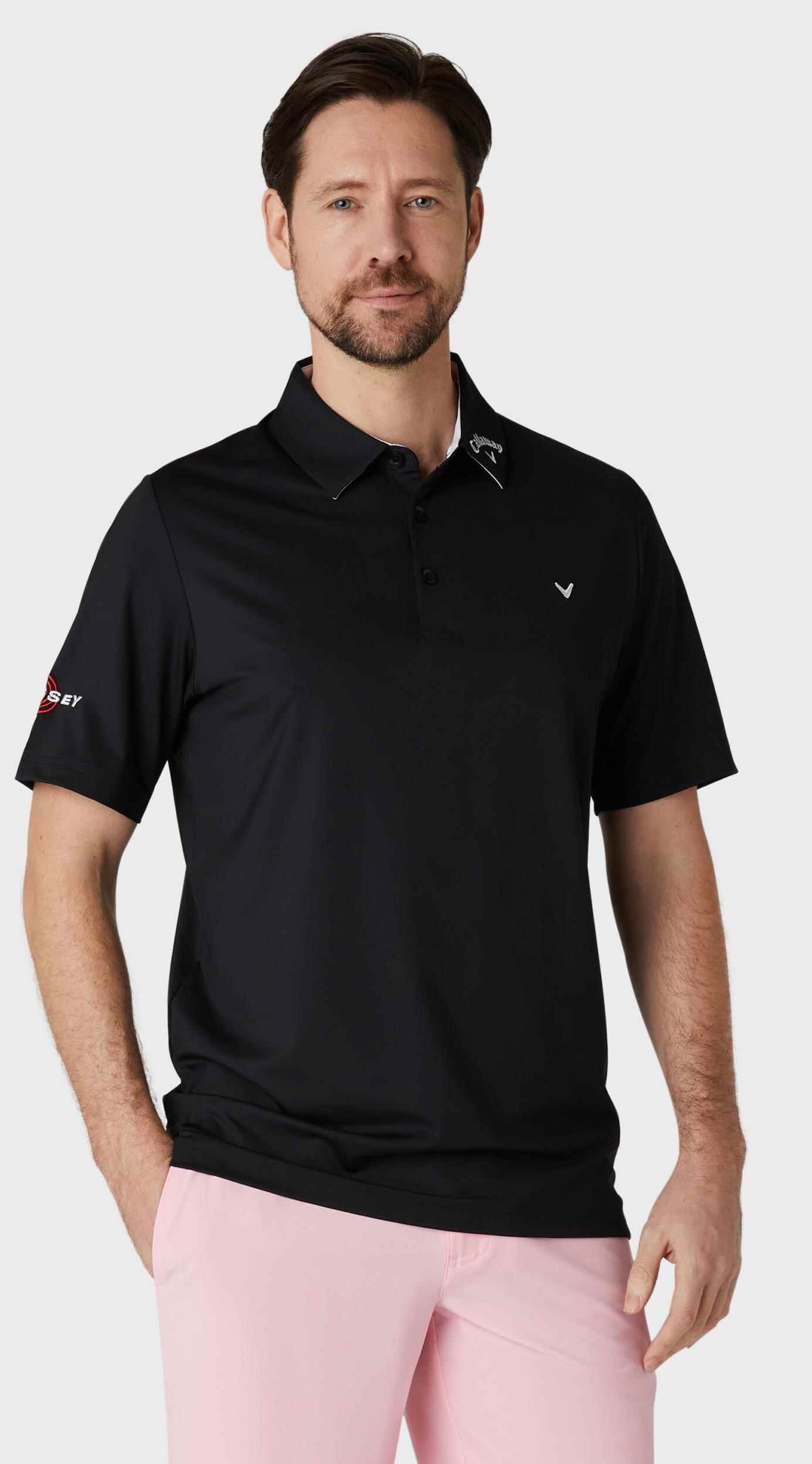 Callaway Chev Odyssey męskie polo, czarne