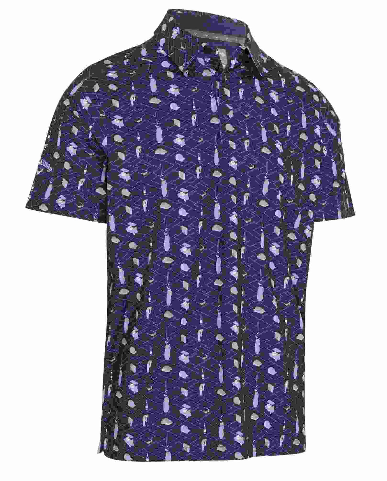 Callaway All Over Go męskie polo, granatowe