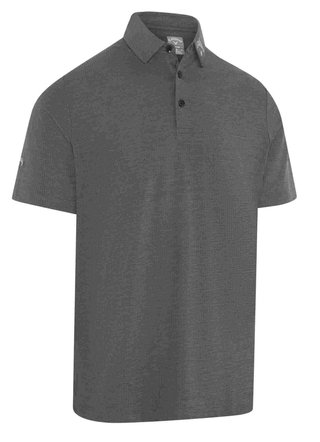 Callaway Ventilated Classic Jacquard męskie polo, czarne