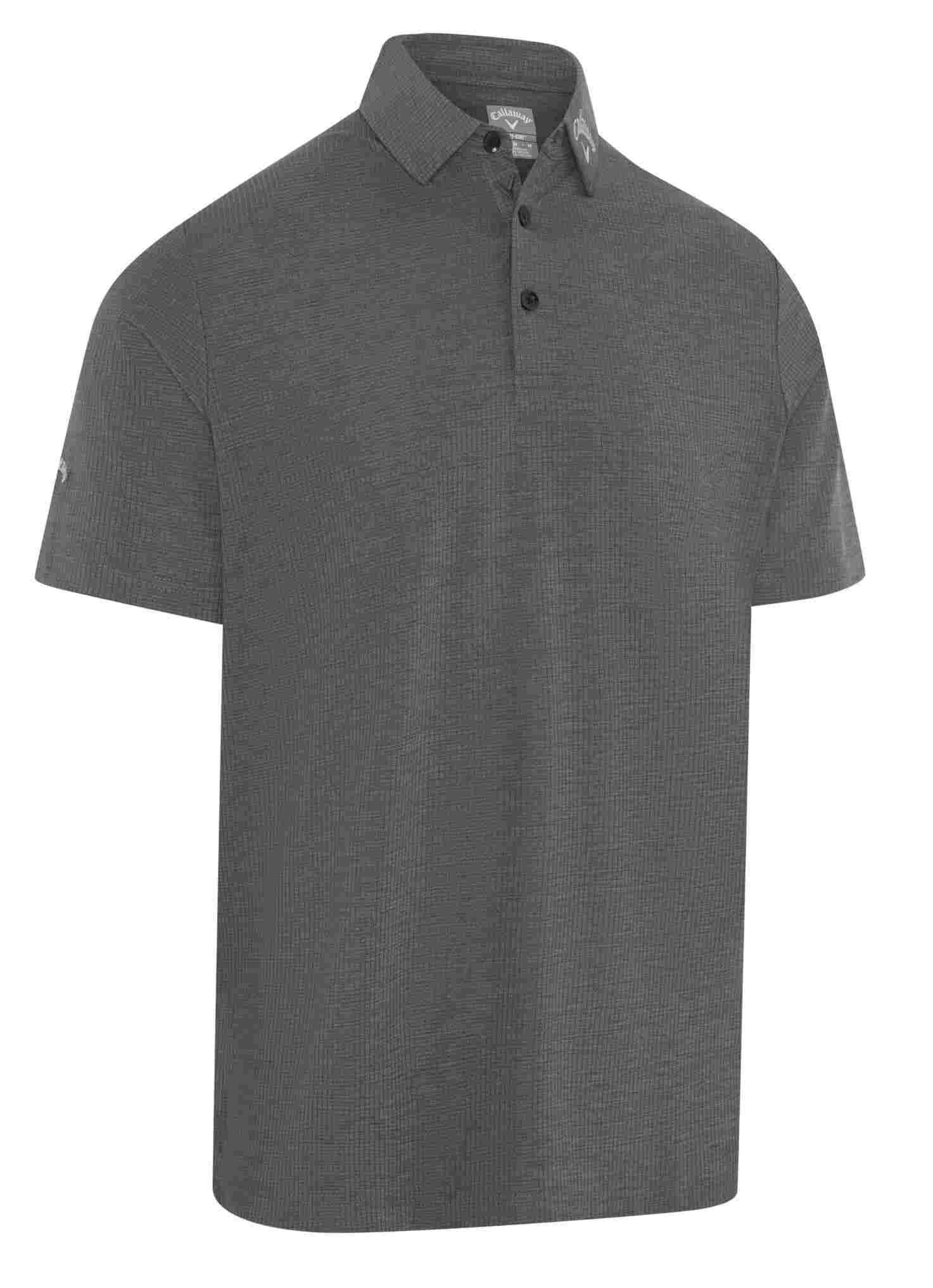 Callaway Ventilated Classic Jacquard męskie polo, czarne