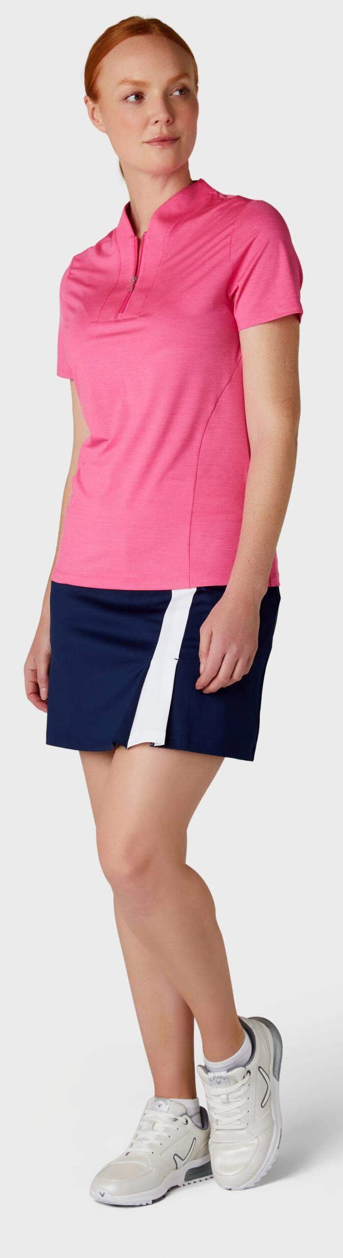 Callaway Tonal Heather damskie polo, różowe