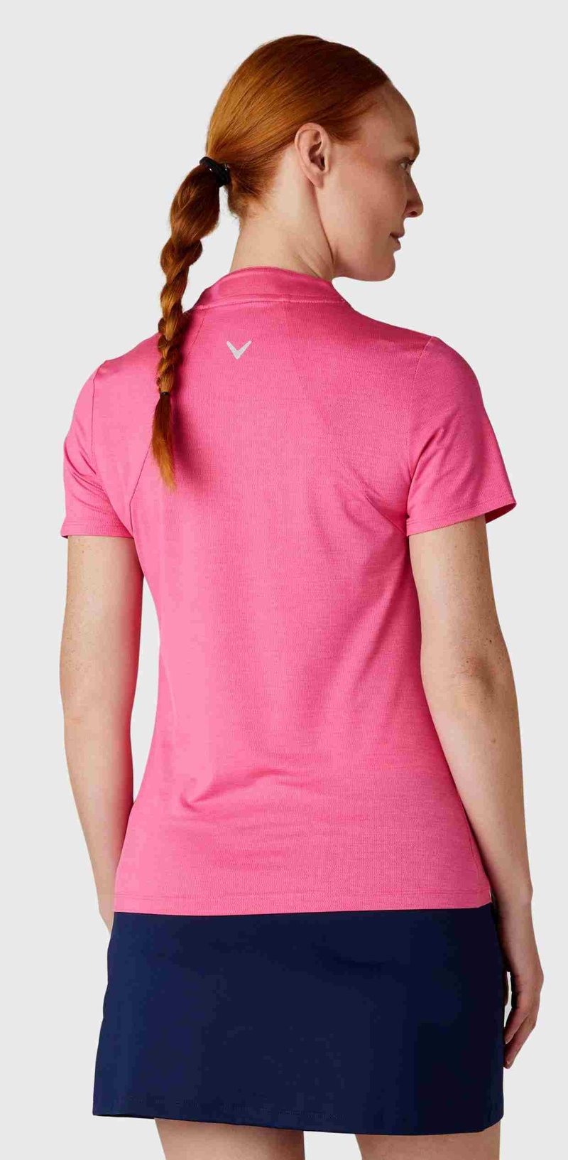 Callaway Tonal Heather damskie polo, różowe