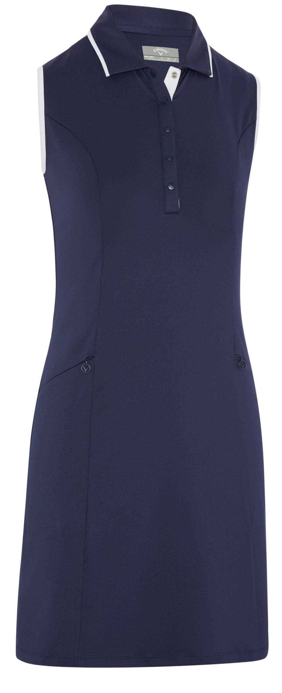 Callaway Sleeveless damska sukienka, granatowa