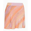 Callaway Striped Pleated 17" spódnica golfowa, papaya