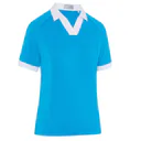 Callaway Short Sleeve Colorblock damskie polo, niebieskie