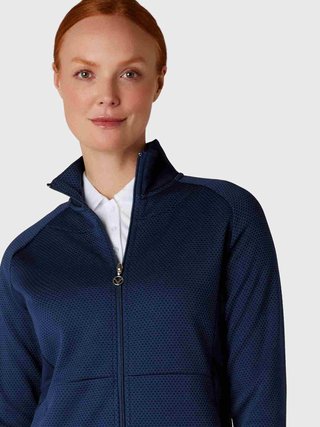 Callaway Full Zip Hexagon damska kurtka, granatowa