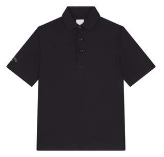 Callaway Unisex Solid juniorskie polo, czarne