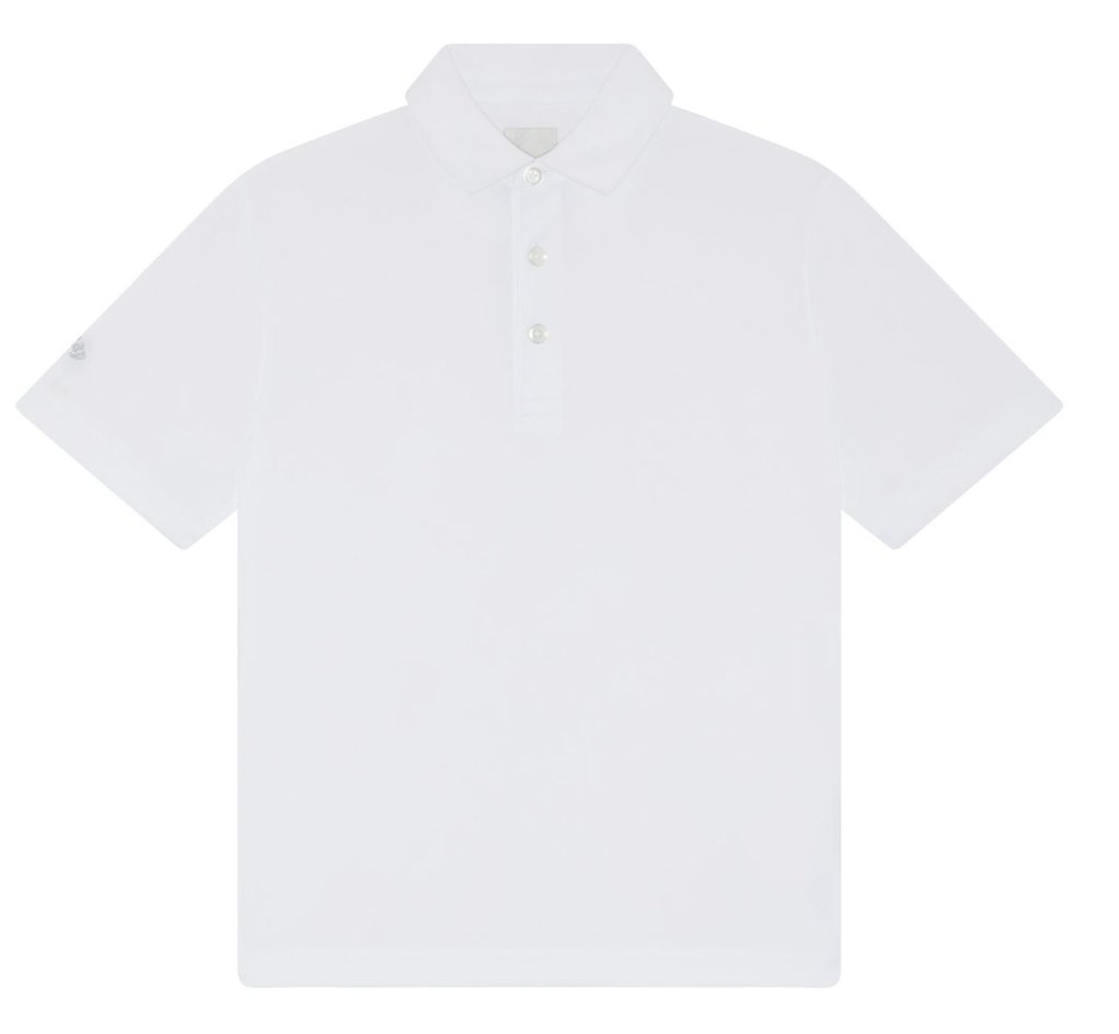 Callaway Unisex Solid juniorskie polo, białe
