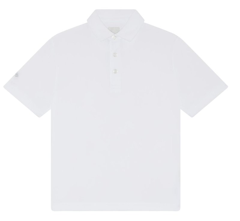 Callaway Unisex Solid juniorskie polo, białe