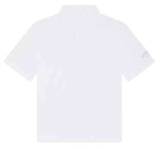 Callaway Unisex Solid juniorskie polo, białe