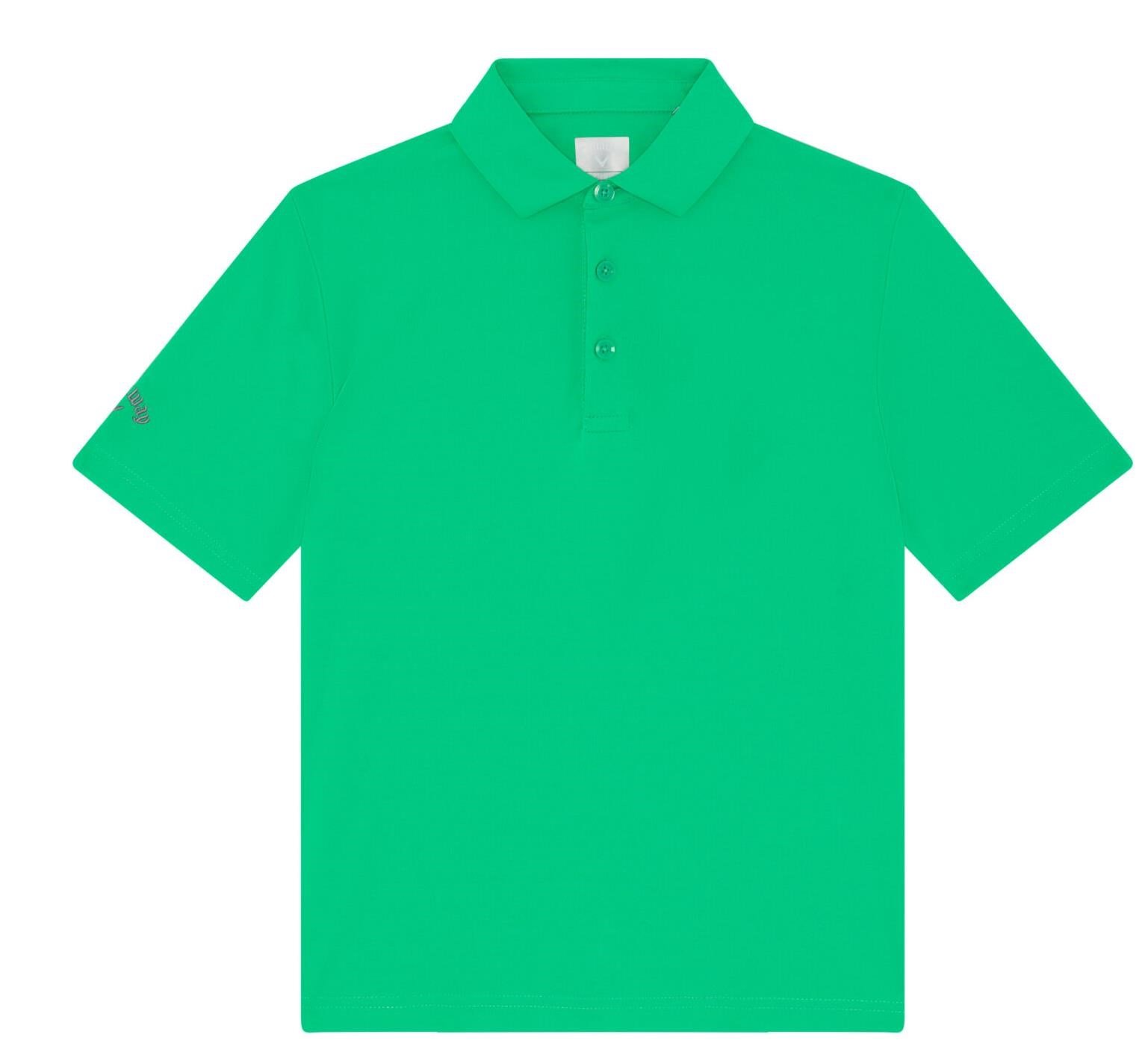 Callaway Unisex Solid juniorskie polo, zielone