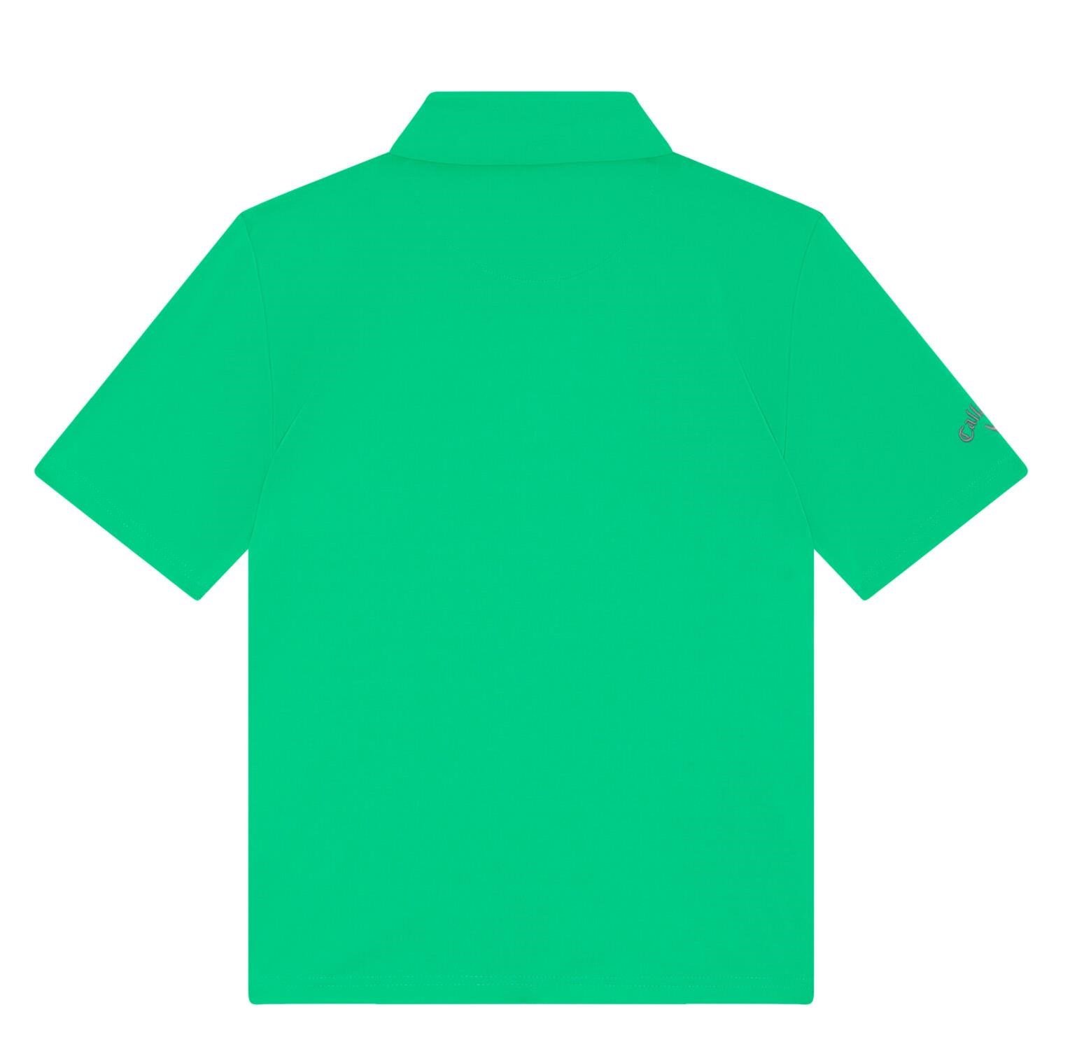 Callaway Unisex Solid juniorskie polo, zielone