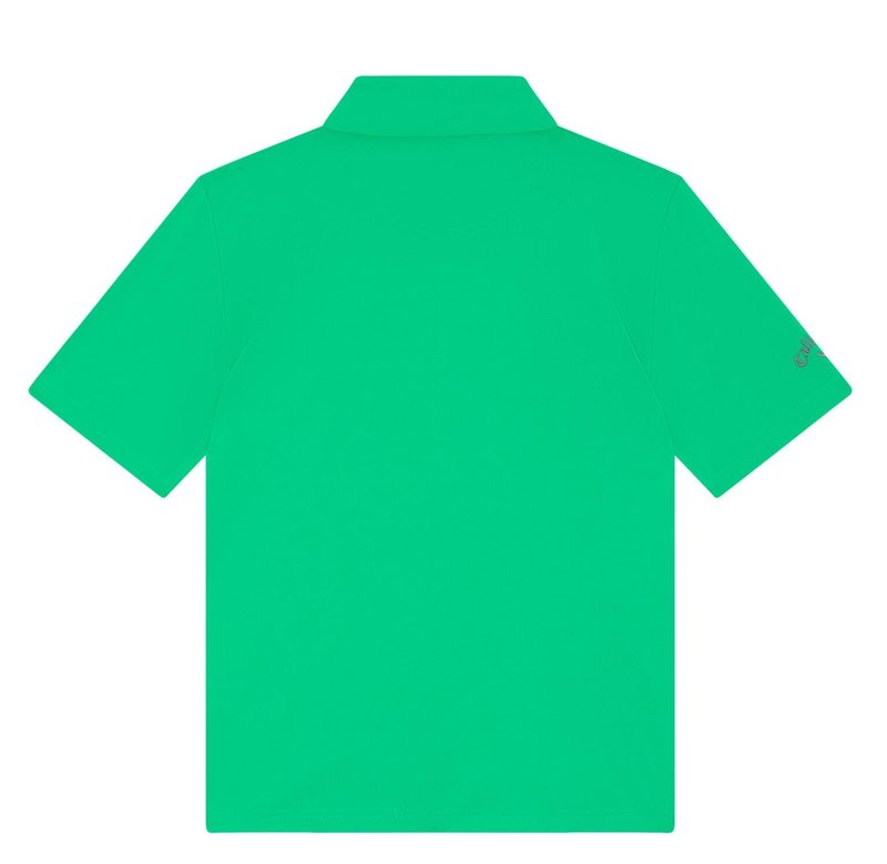 Callaway Unisex Solid juniorskie polo, zielone