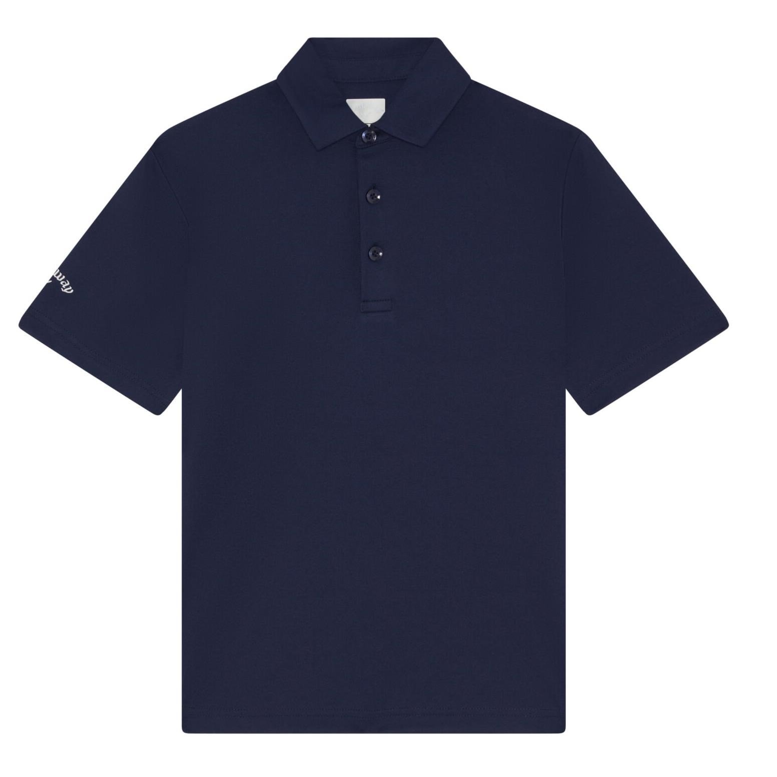 Callaway Unisex Solid juniorskie polo, granatowe