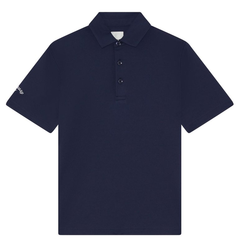 Callaway Unisex Solid juniorskie polo, granatowe