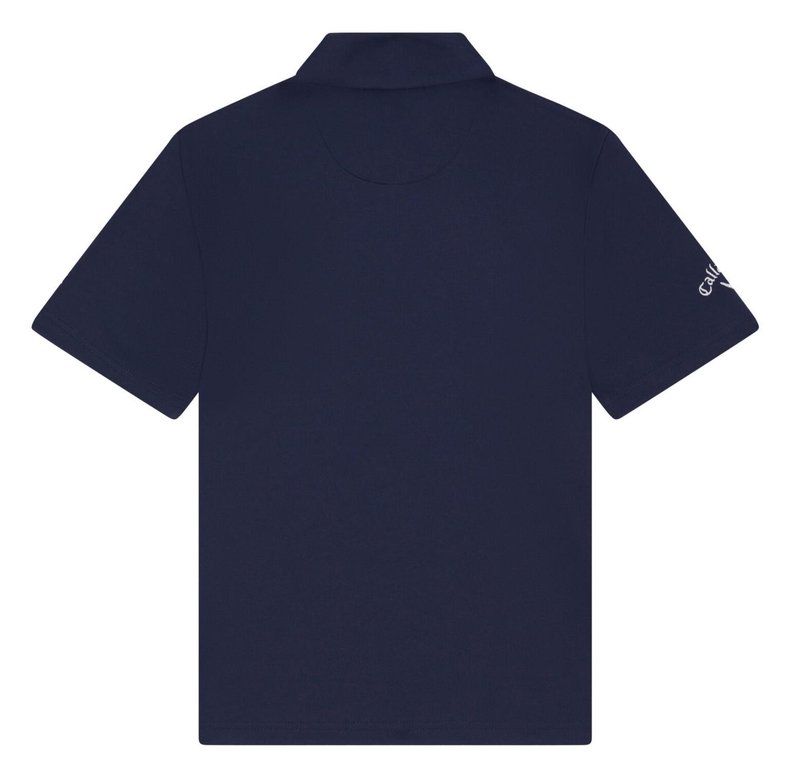 Callaway Unisex Solid juniorskie polo, granatowe