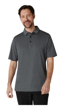 Callaway Premium Jacquard męskie polo, caviar