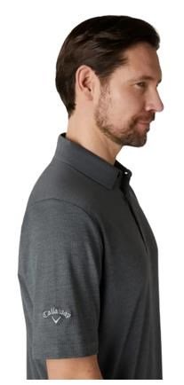 Callaway Premium Jacquard męskie polo, caviar