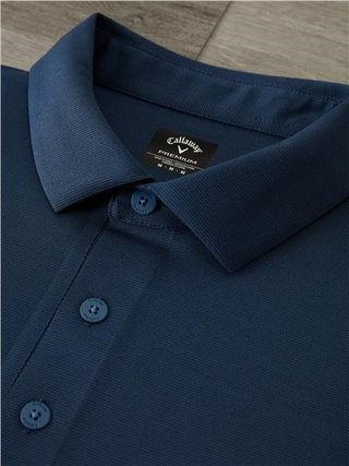 Callaway Premium Jacquard męskie polo, peacoat