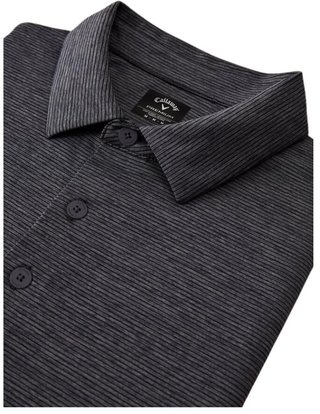 Callaway Premium Fine Line męskie polo, ebony heather