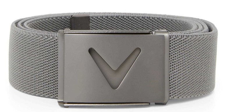 Callaway V-Logo Web pasek męski, szary