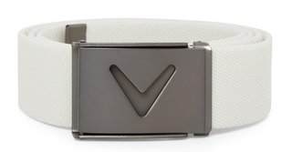 Callaway V-Logo Web pasek męski, biały