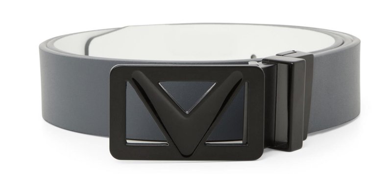 Callaway Reversible pasek męski, szaro/biały