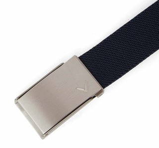 Callaway Stretch Solid Webbed damski pasek, granatowy