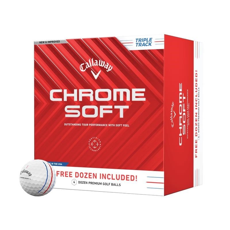 Callaway Chrome Soft Triple Track piłki golfowe, 48szt.