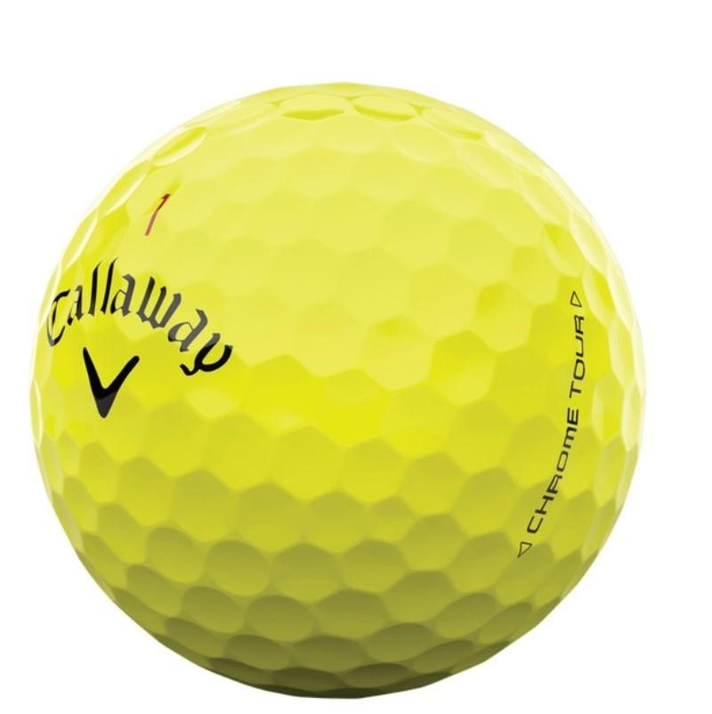 Callaway Chrome Tour piłki golfowe, żółte