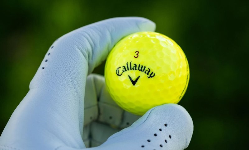 Callaway Chrome Tour piłki golfowe, żółte