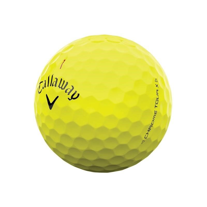 Callaway Chrome Tour X piłki golfowe, żółte