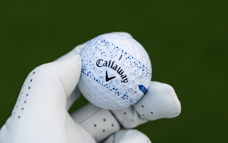 Callaway Supersoft Splatter 360 Blue piłki golfowe