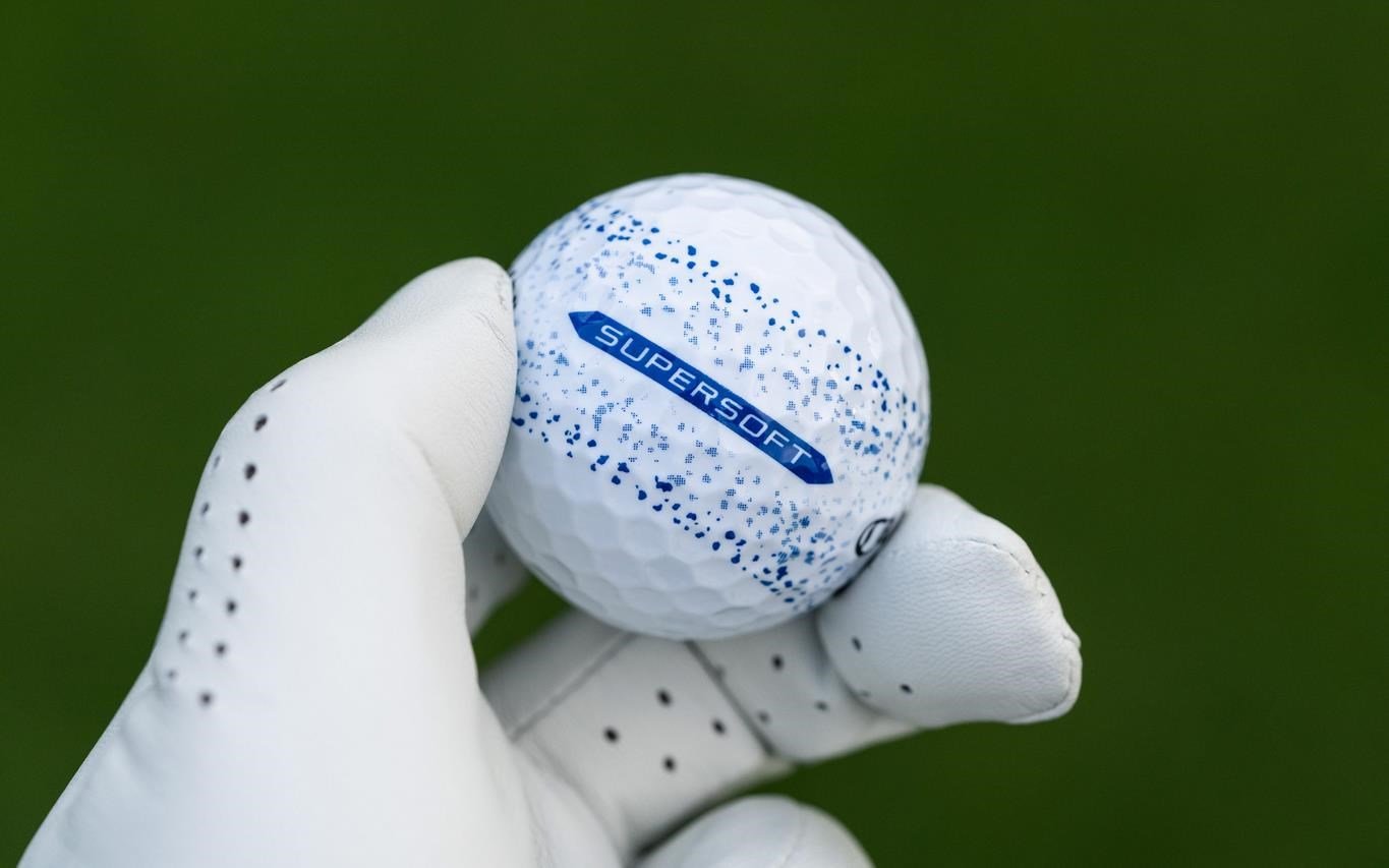 Callaway Supersoft Splatter 360 Blue piłki golfowe