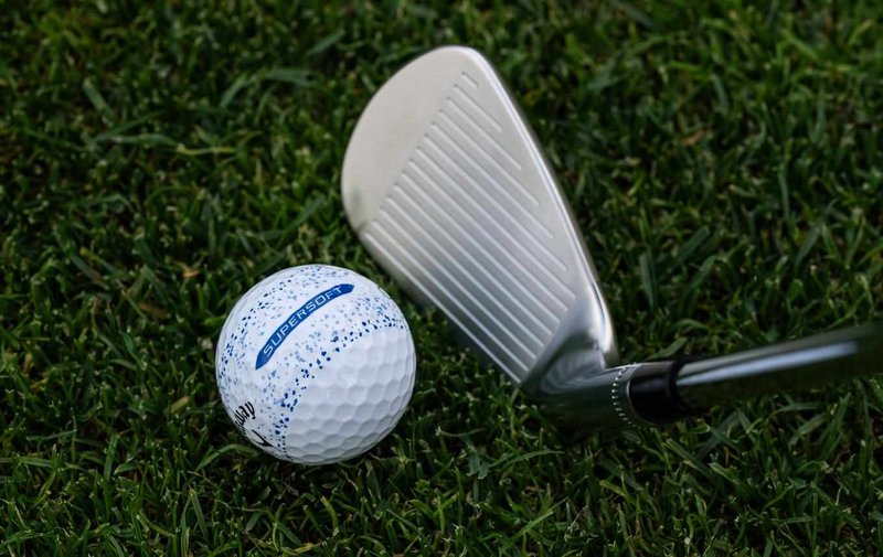 Callaway Supersoft Splatter 360 Blue piłki golfowe