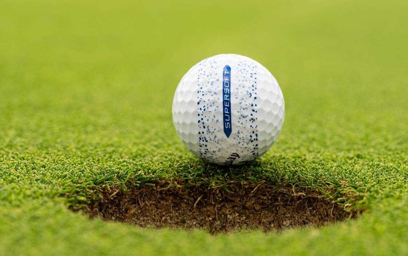 Callaway Supersoft Splatter 360 Blue piłki golfowe