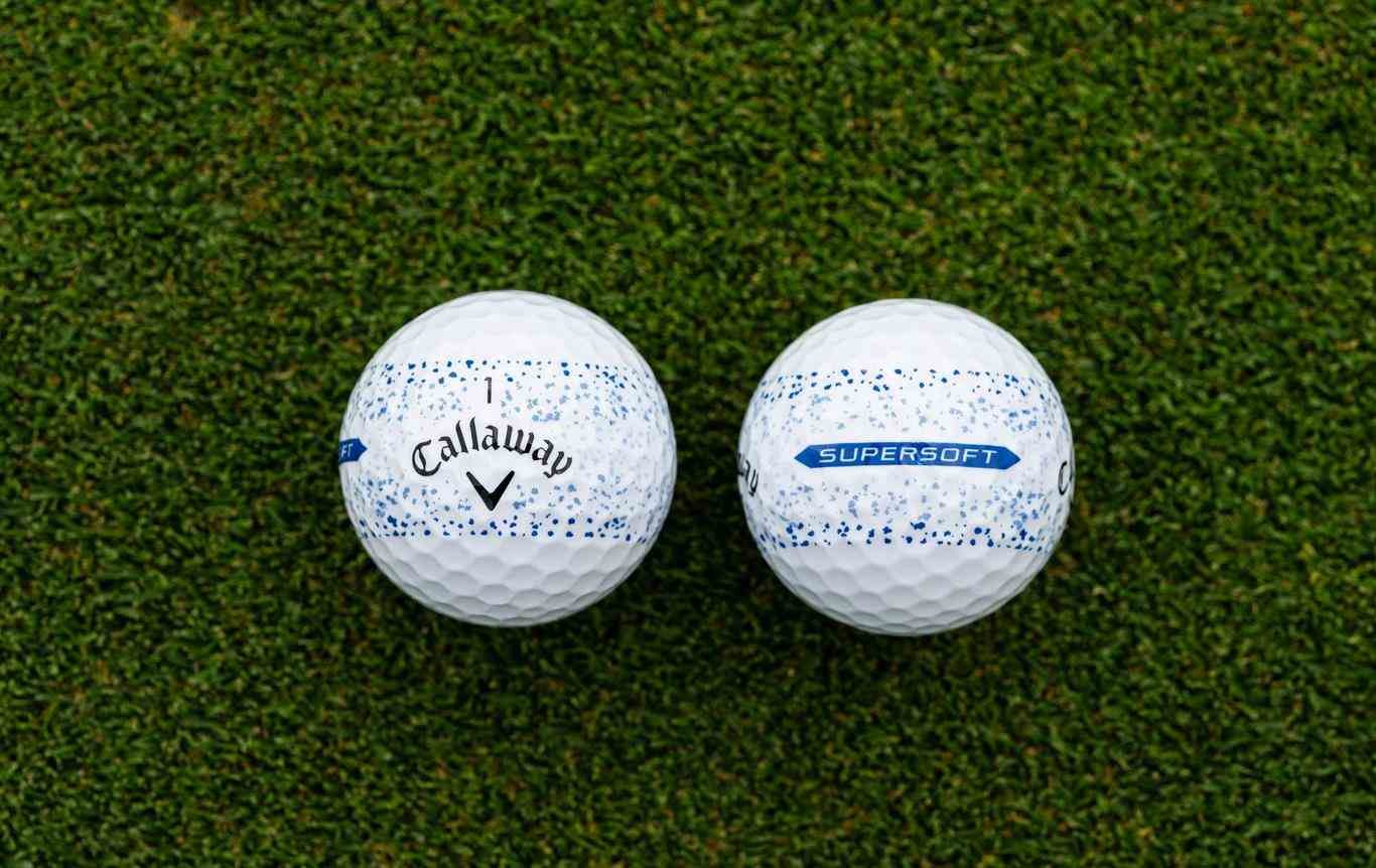 Callaway Supersoft Splatter 360 Blue piłki golfowe