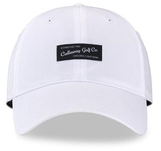 Callaway Relaxed Retro męska czapka z daszkiem, biało/czarna