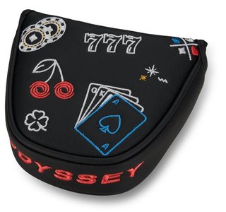 Odyssey Luck Mallet Putter headcover, czarny