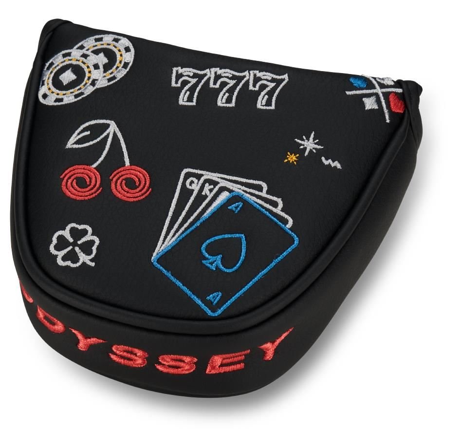 Odyssey Luck Mallet Putter headcover, czarny