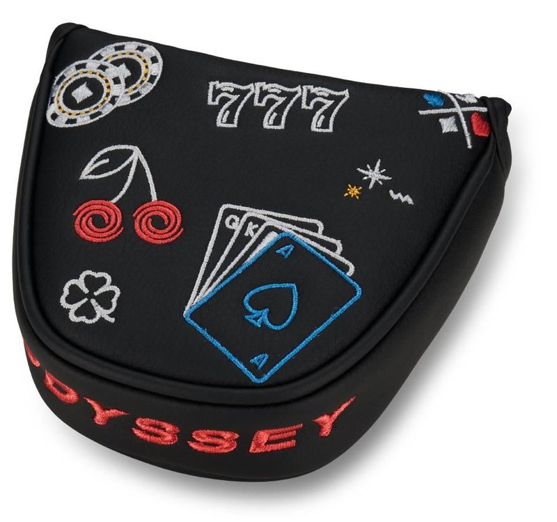 Odyssey Luck Mallet Putter headcover, czarny