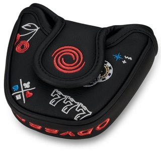 Odyssey Luck Mallet Putter headcover, czarny