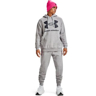 Under Armour Rival Fleece Big Logo Hoodie męska bluza, szara