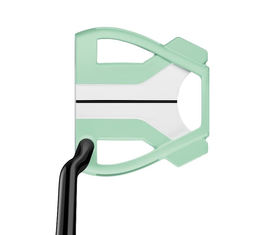 TaylorMade Spider Tour X Double Bend putter, ice mint