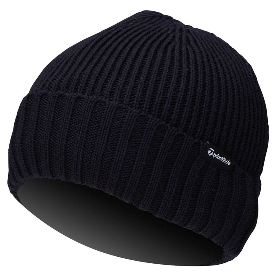 TaylorMade Ribbed Knit męska czapka zimowa, granatowa