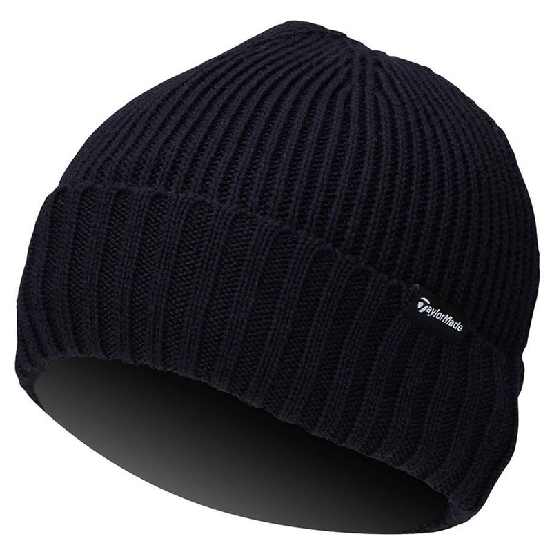 TaylorMade Ribbed Knit męska czapka zimowa, granatowa