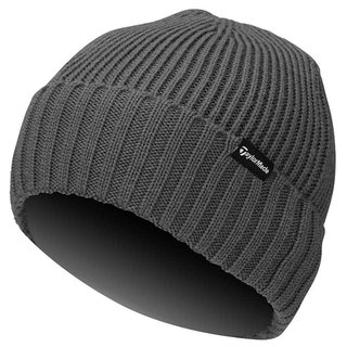 TaylorMade Ribbed Knit męska czapka zimowa, szara