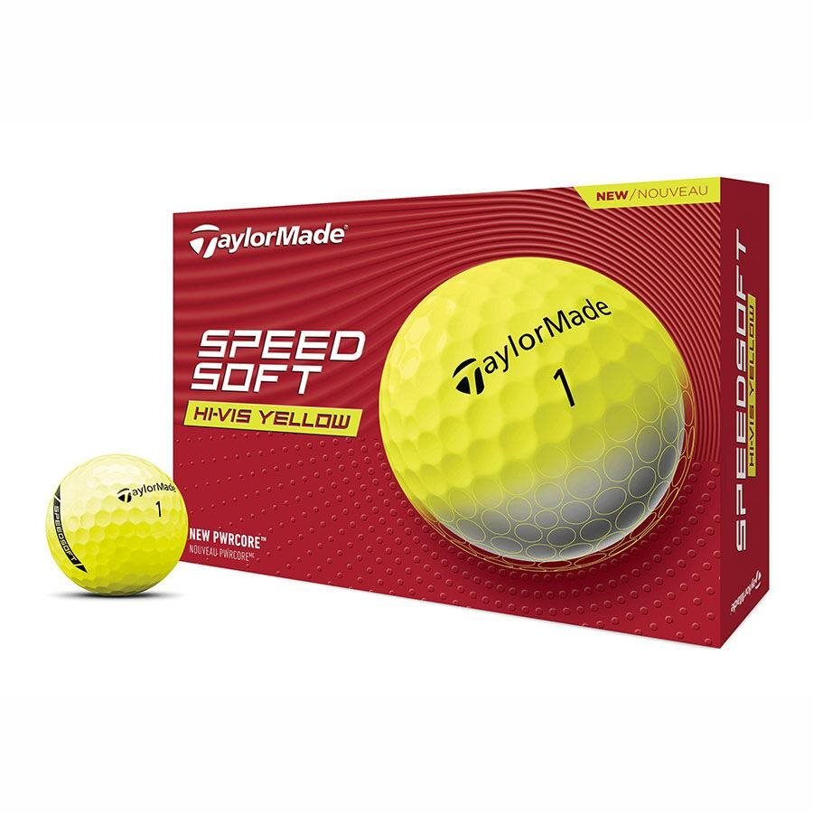 TaylorMade SpeedSoft piłki golfowe, żółte
