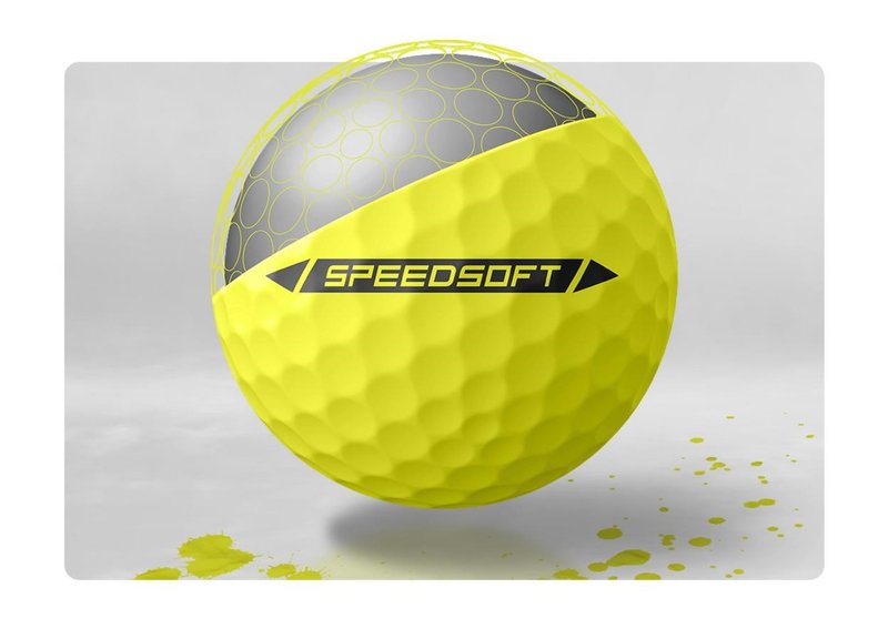 TaylorMade SpeedSoft piłki golfowe, żółte